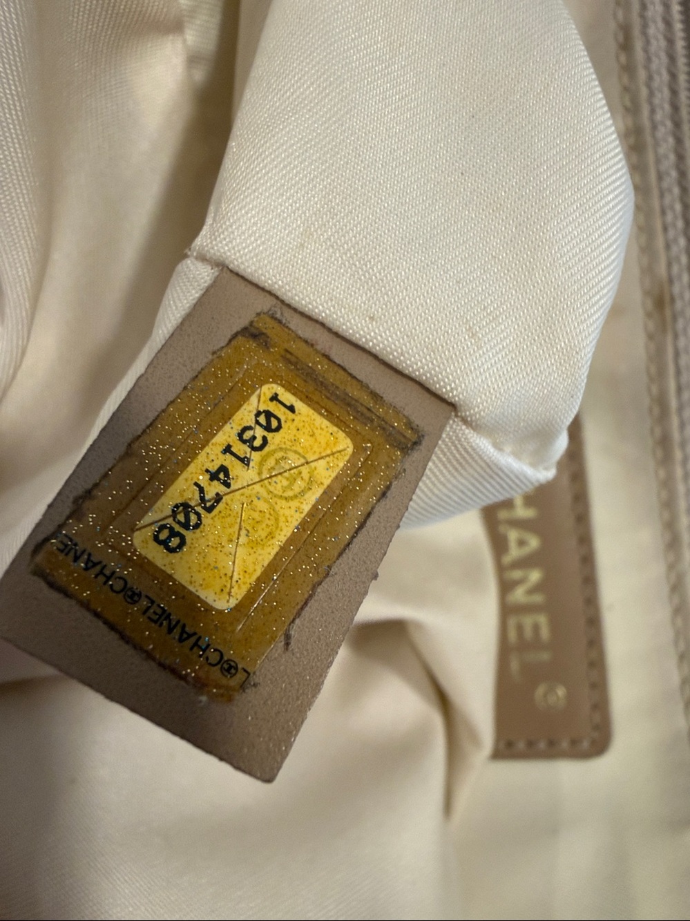 Chanel Tan Travel Line Tote - Picture 9 of 10